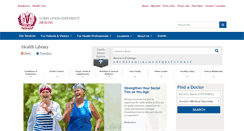 Desktop Screenshot of healthlibrary.lomalindahealth.org